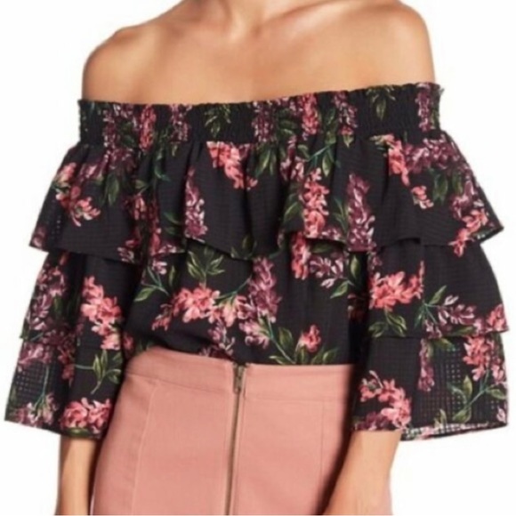 14th & Union Tops - 🌺 NWT! Boho Ruffle Blouse